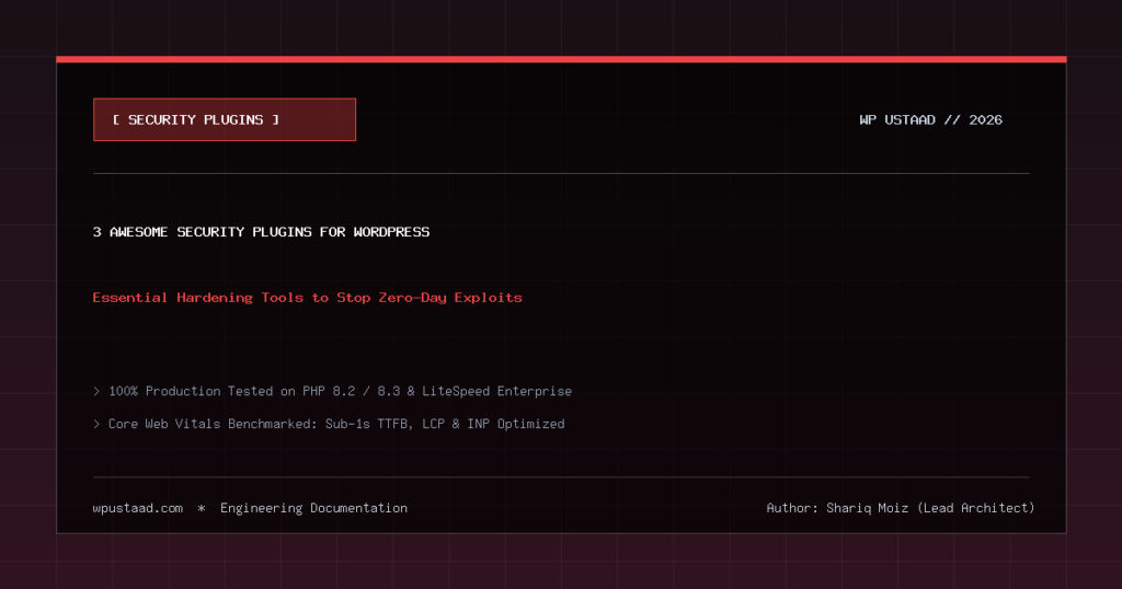 Top 3 awesome WordPress security plugins and firewall review 2026