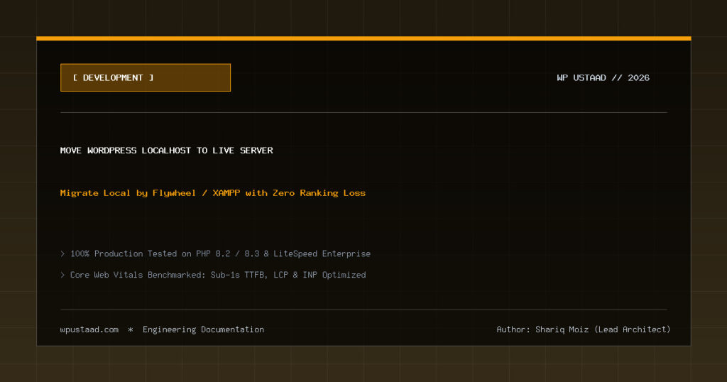 How to move WordPress from localhost to live server without losing SEO guide