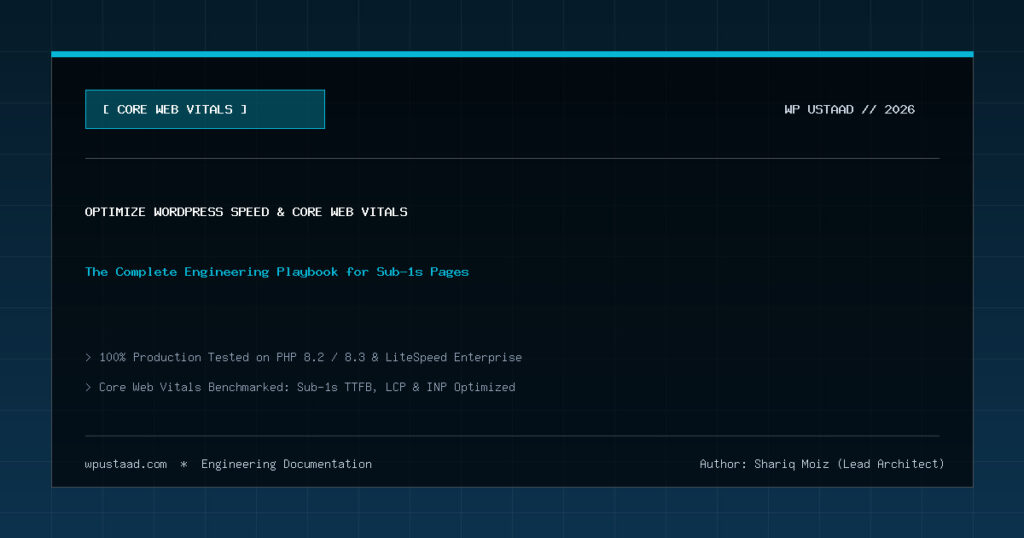 How to optimize WordPress speed and fix Core Web Vitals 2026 master guide